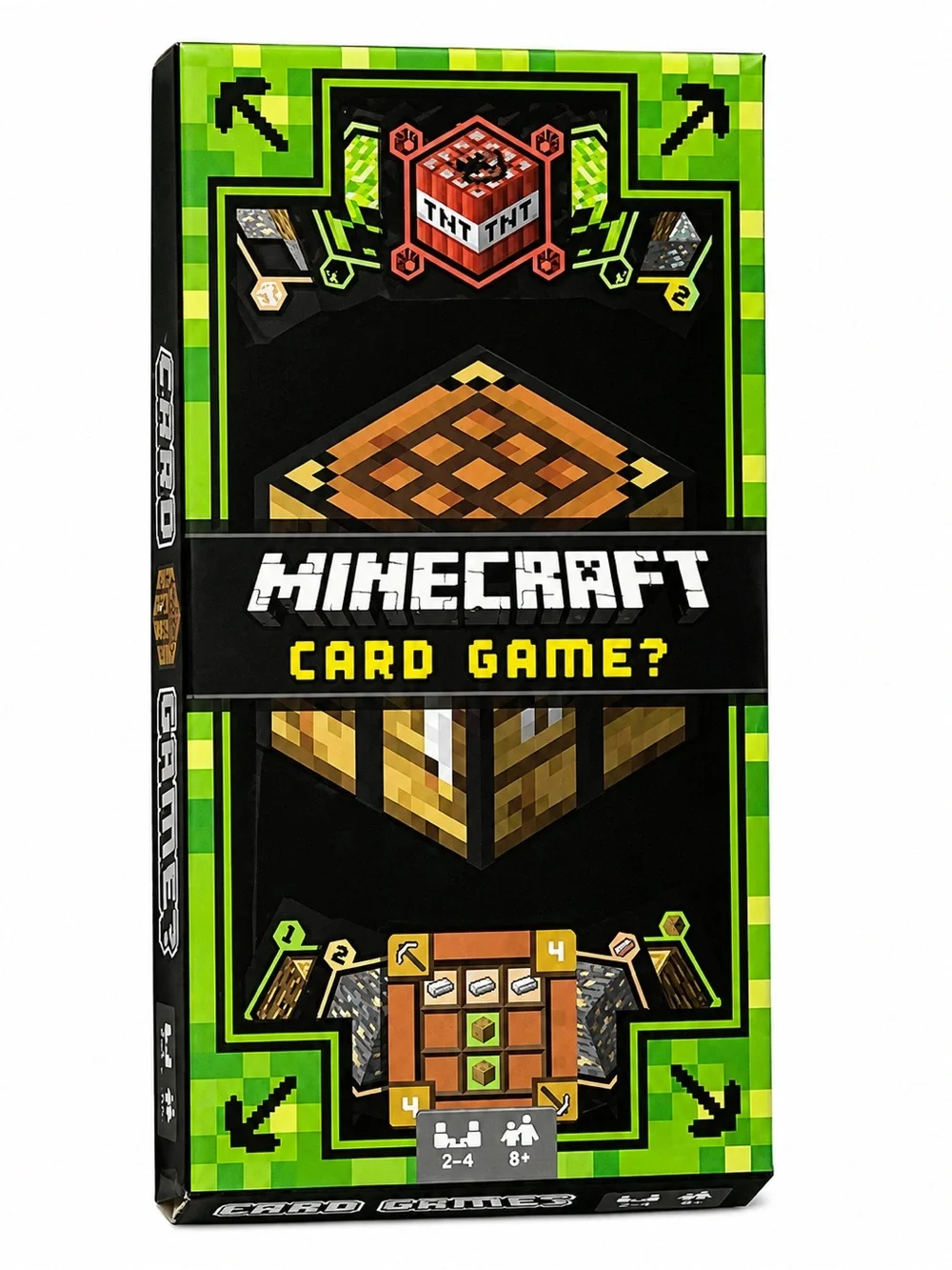 Minecraft Card Game Mattel Strategy Family Game 2-4 Players 8+